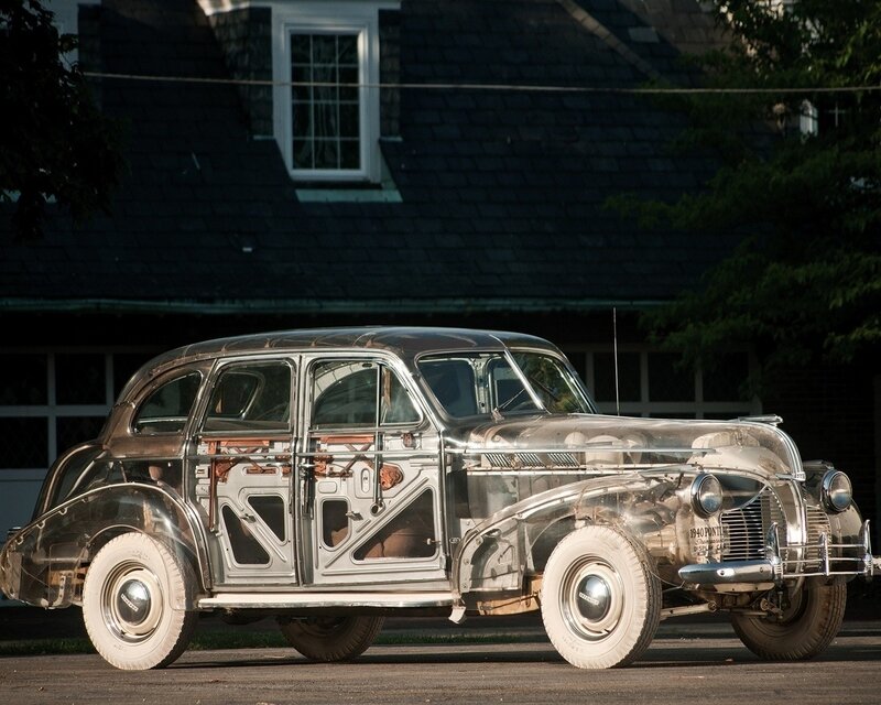 1940 Pontiac transparent car