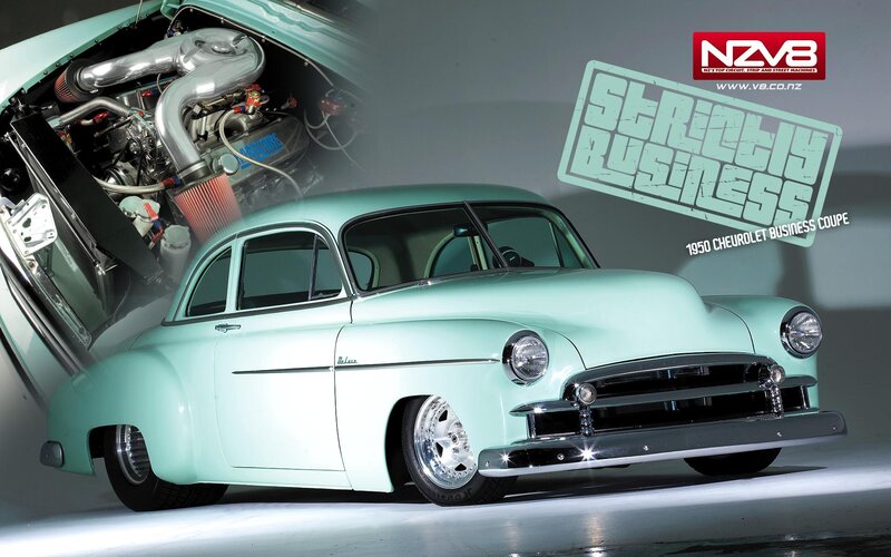 1950 Chevrolet Business Coupe — Mint Green