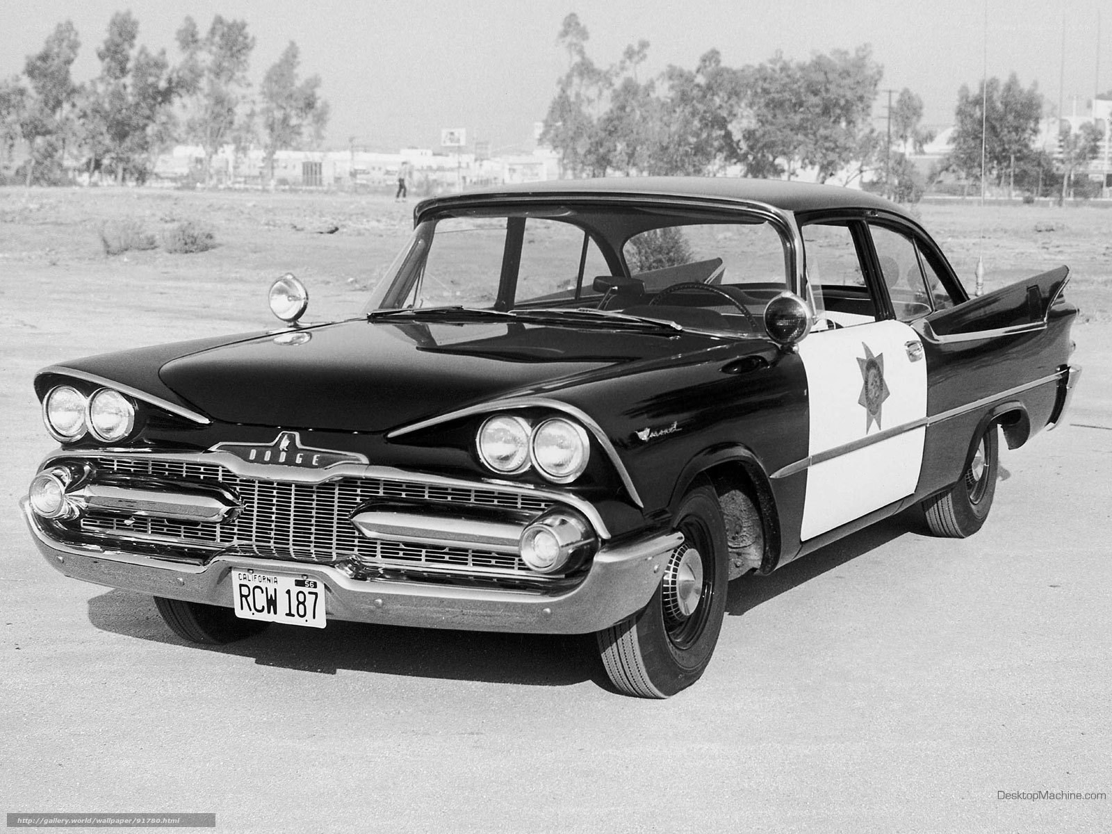 1950s Dodge police car