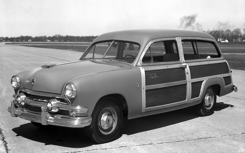 1950s Ford Country Squire station wagon