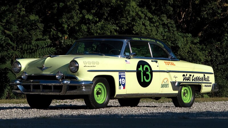 1950s race car with number 13