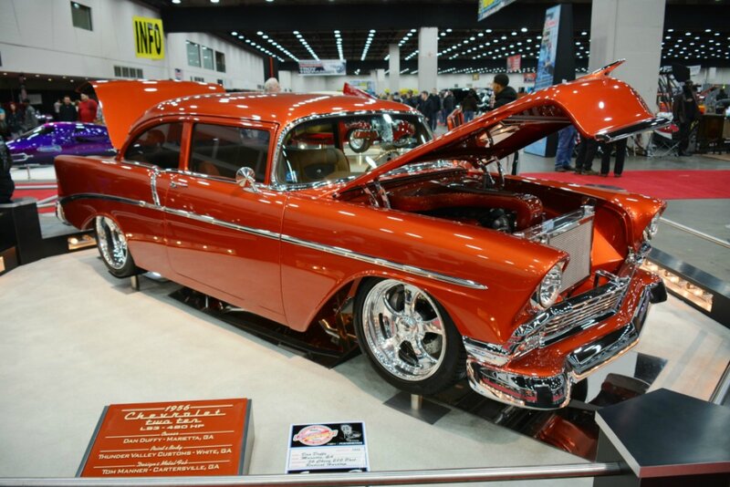 1956 Chevrolet Car — Orange