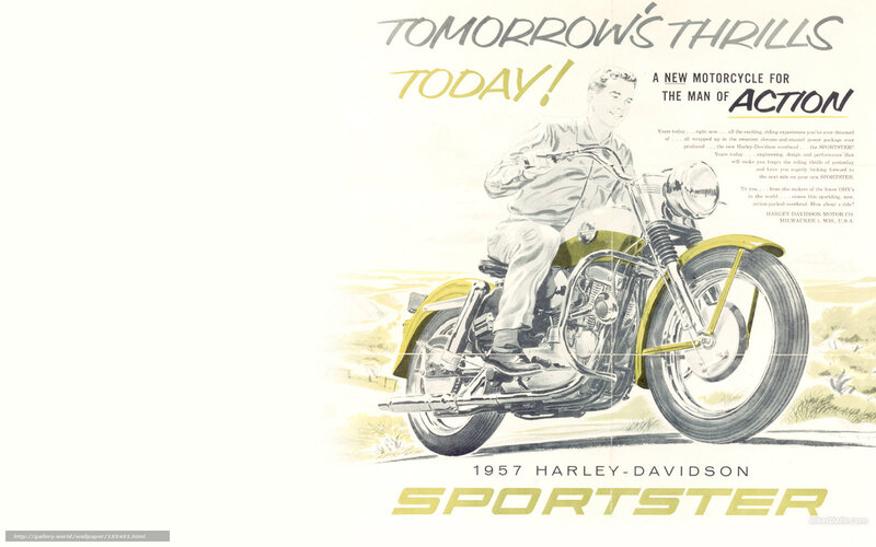 1957 Harley-Davidson Sportster ad