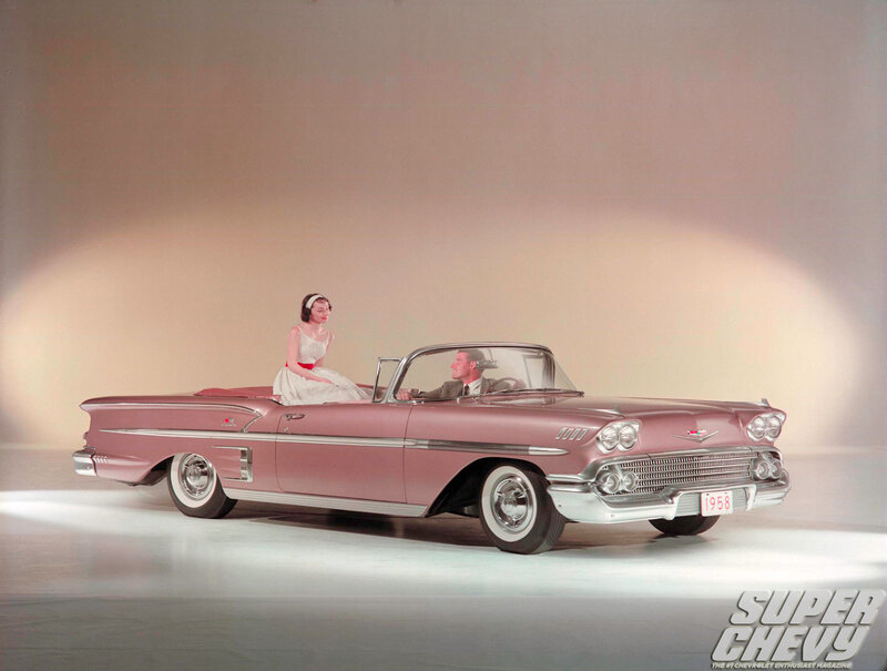 1958 Chevrolet Convertible — Pink