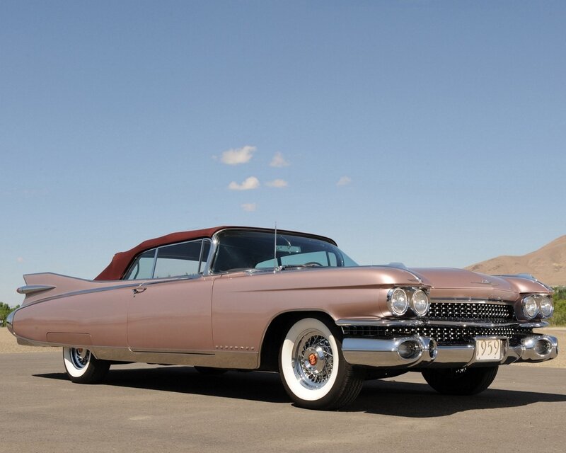 1959 Cadillac Convertible — Pink, Serene, Afternoon