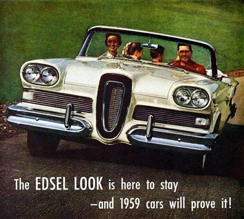 1959 Edsel car advertisement