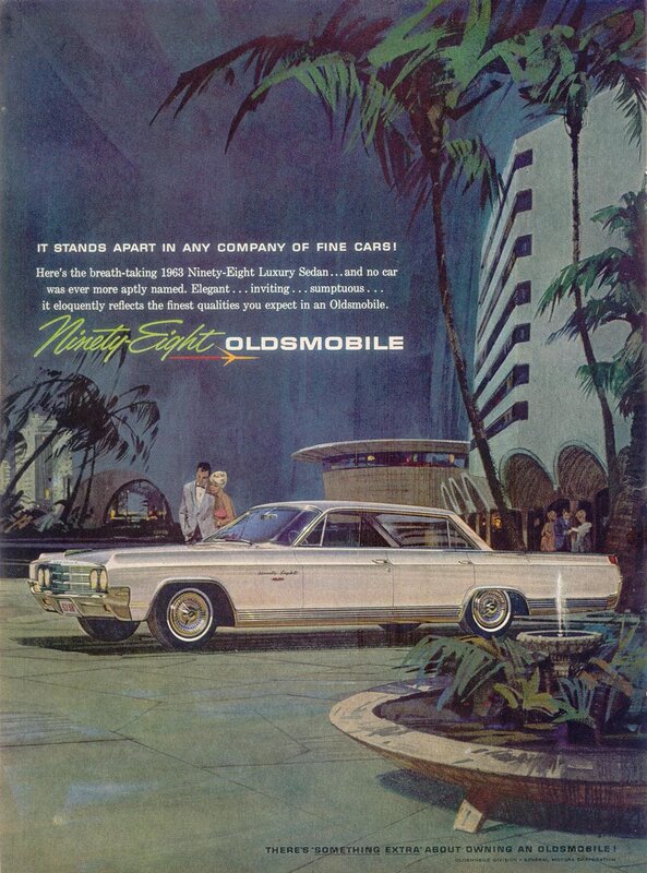 1963 Oldsmobile Ninety-Eight ad