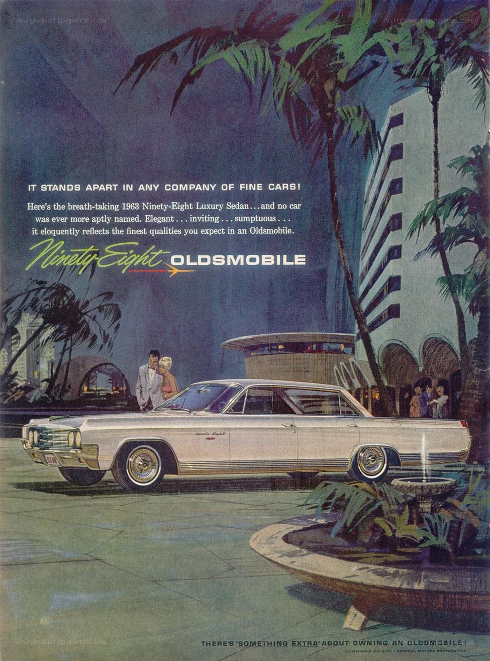 1963 Oldsmobile Ninety-Eight ad