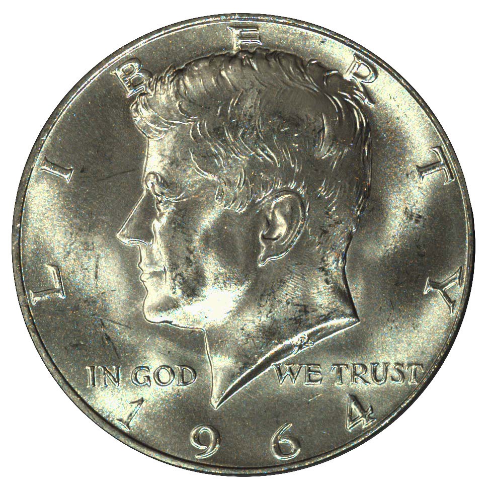 1964 Kennedy half dollar