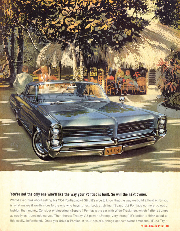 1964 Pontiac ad illustration