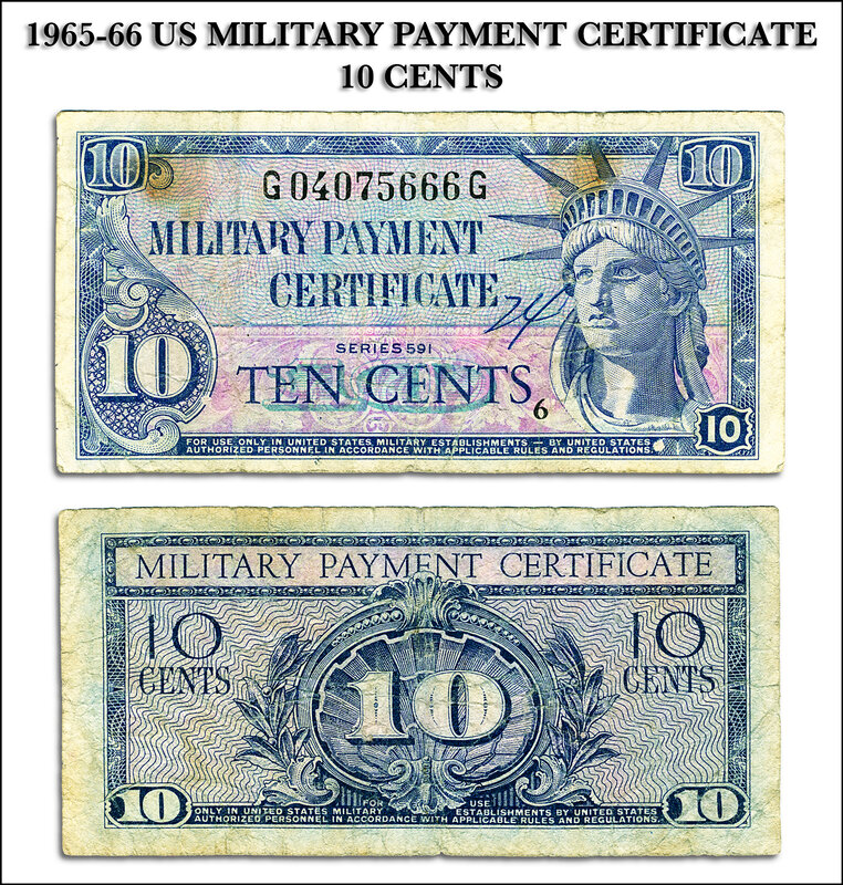 1965-66 US Military Payment Certificate