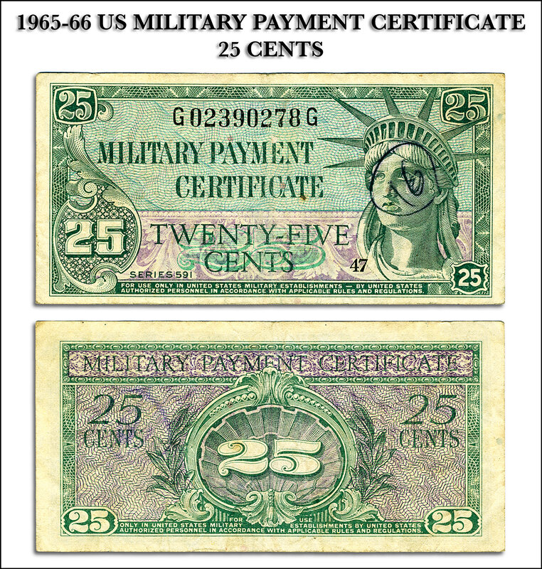 1965-66 US Military Payment Certificate