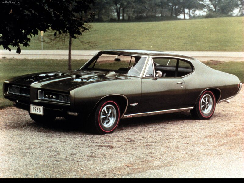 1968 Pontiac GTO muscle car