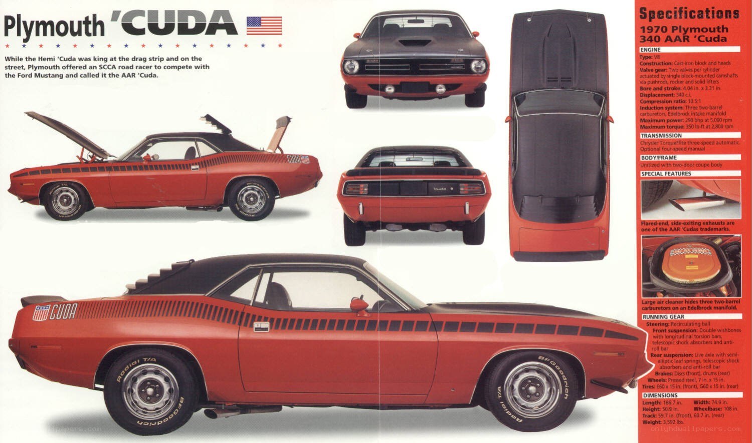 1970 Plymouth Cuda specs