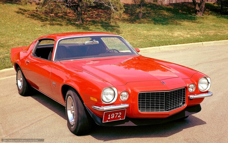 1972 red muscle car