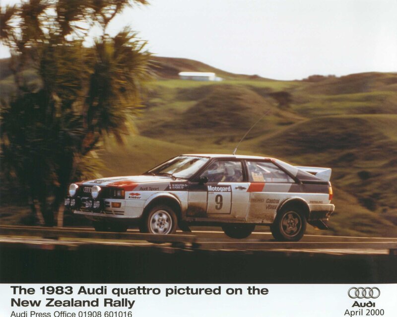 1983 Audi quattro rally car
