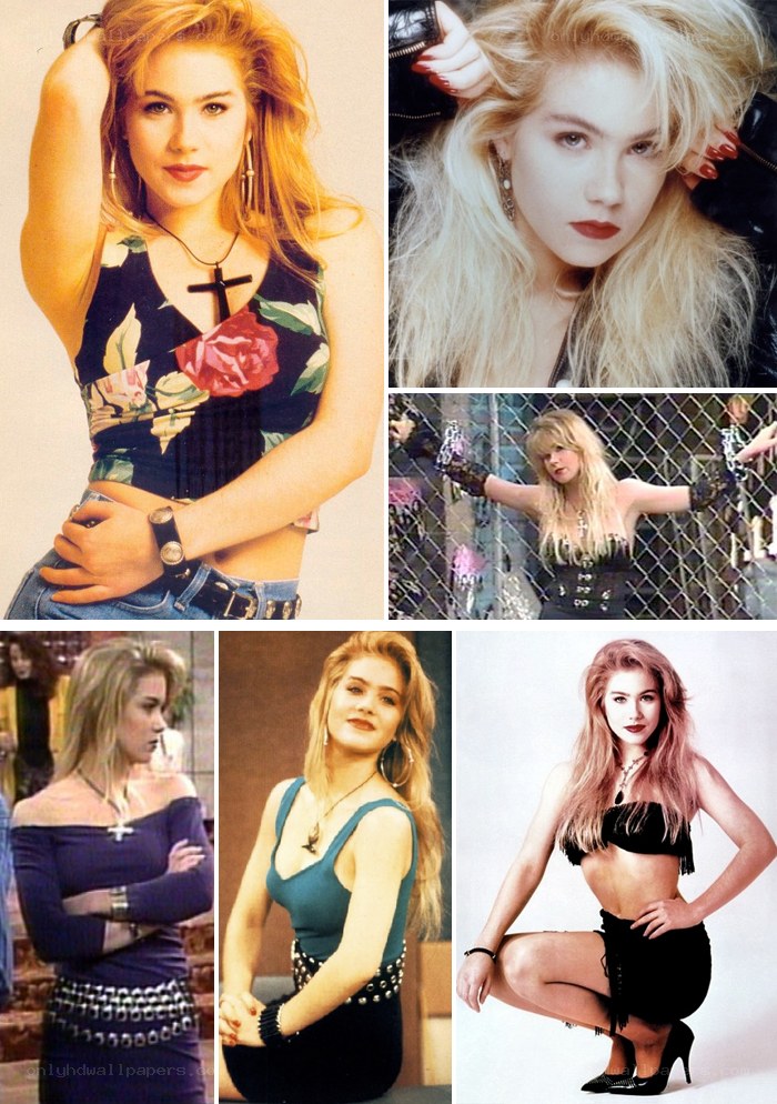 1990s pop star collage