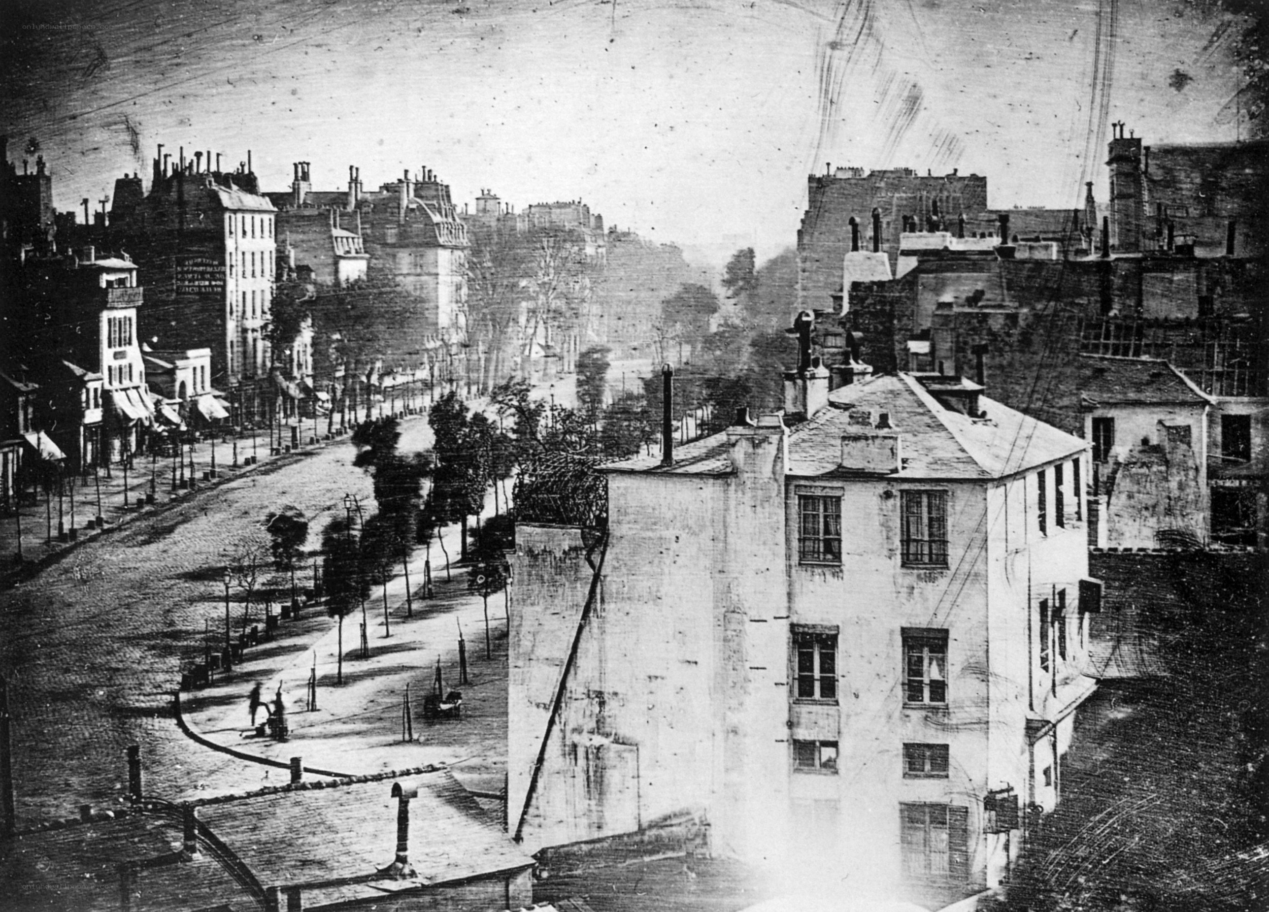 19th-century Paris street view