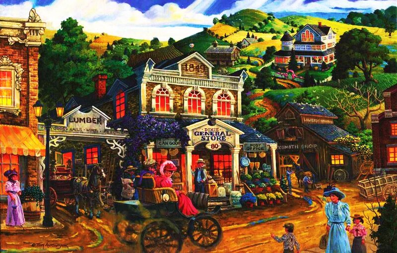 19th-century Town Street