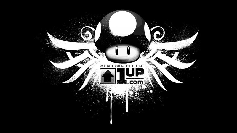 1UP Network logo art