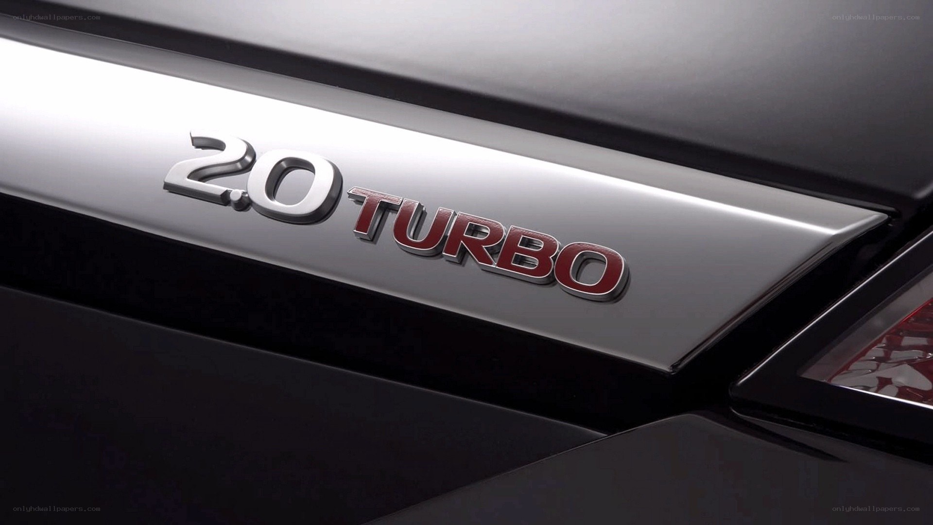 2.0 Turbo car badge