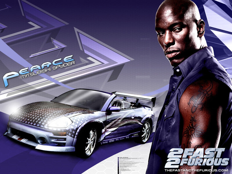 2 Fast 2 Furious promotional art