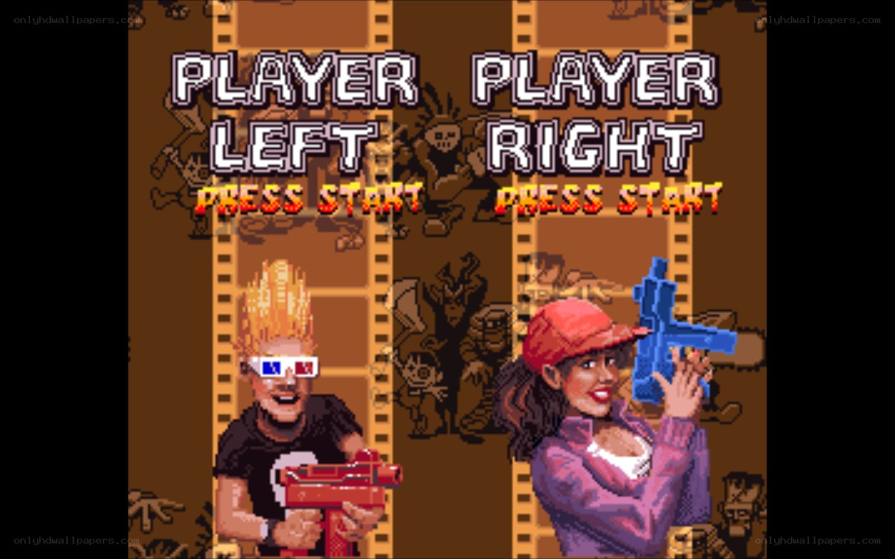 2-player game start screen