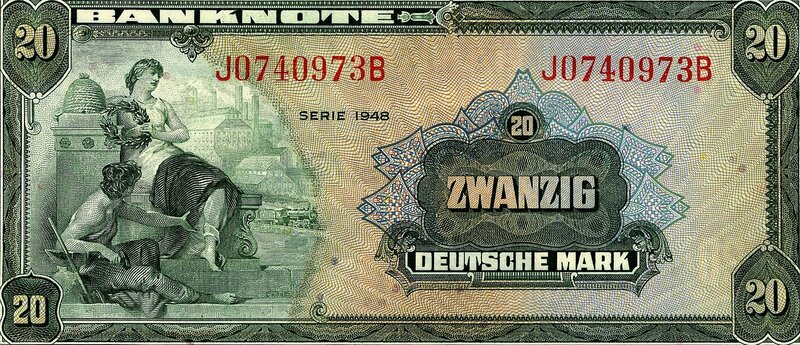 20 Deutsche Mark Banknote