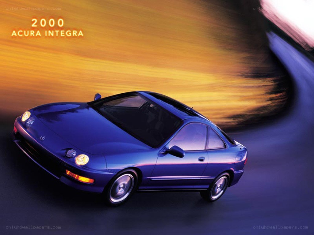 2000 Acura Integra in motion