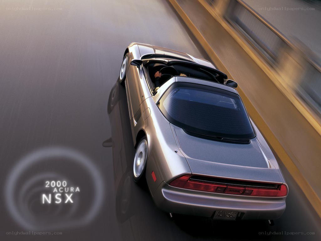 2000 Acura NSX in motion