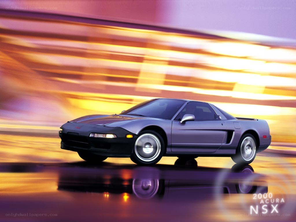2000 Acura NSX in motion