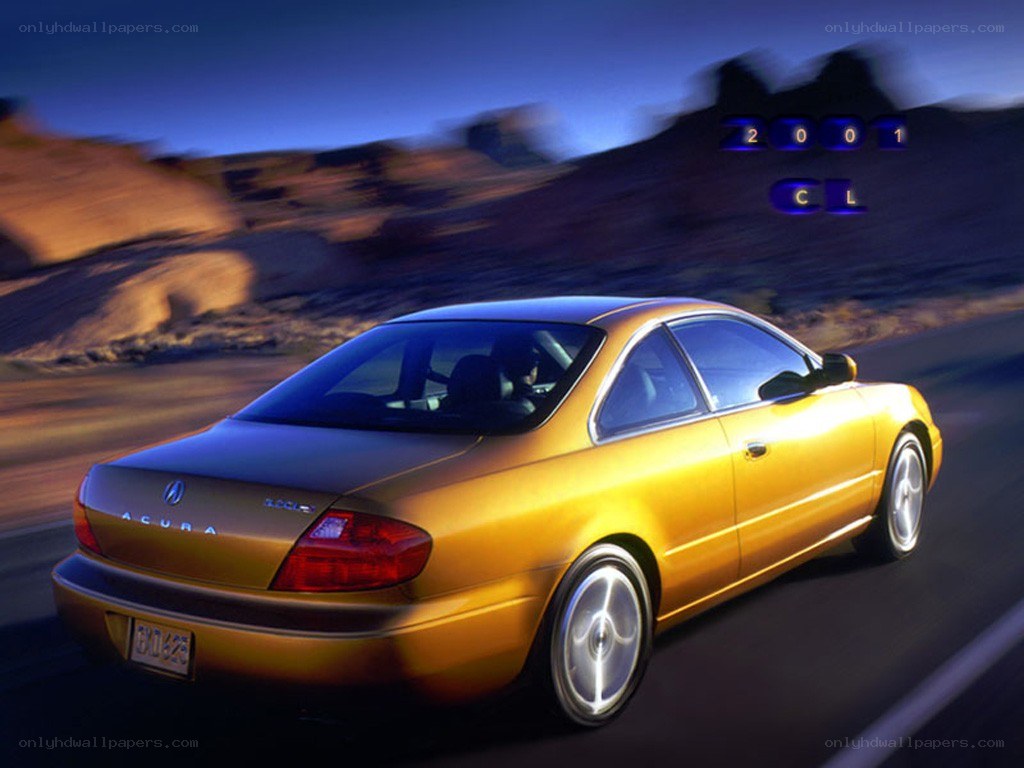 2001 Acura CL in motion