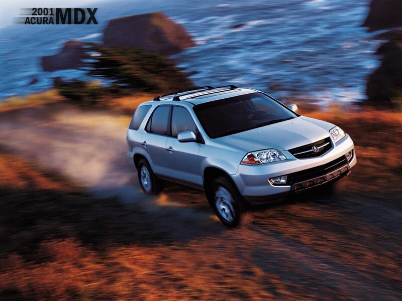 2001 Acura MDX driving on coast