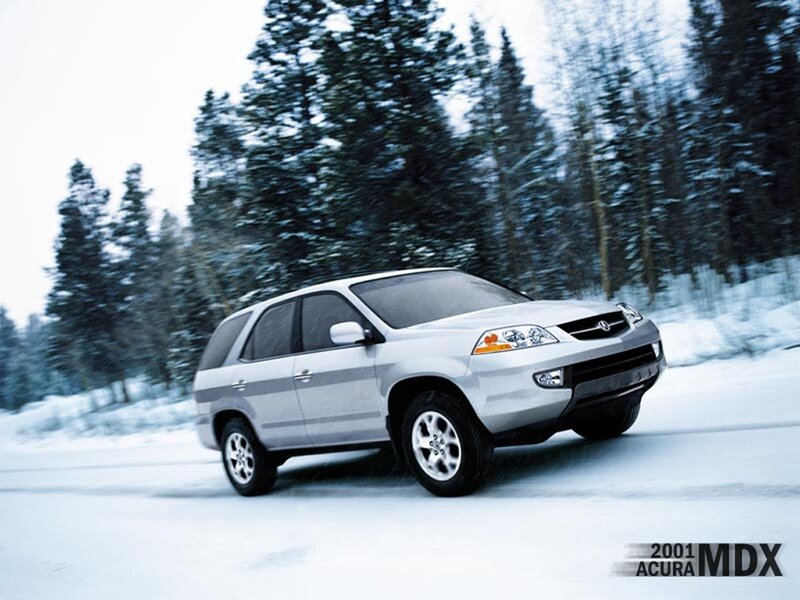 2001 Acura MDX in snow