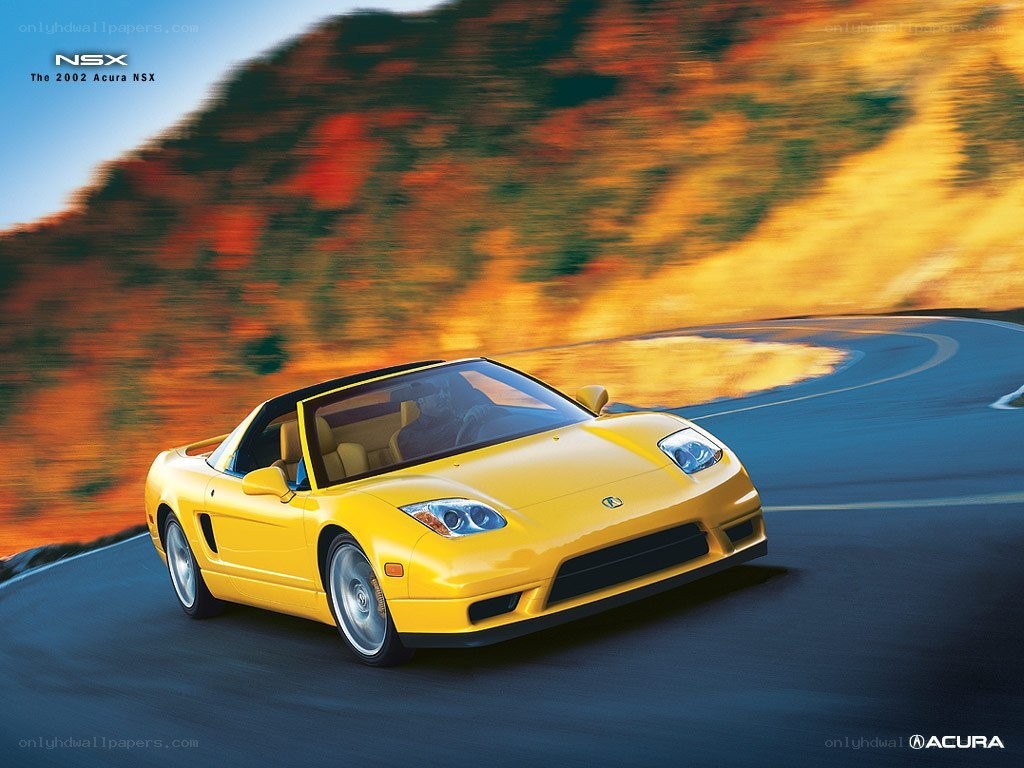 2002 Acura NSX in motion