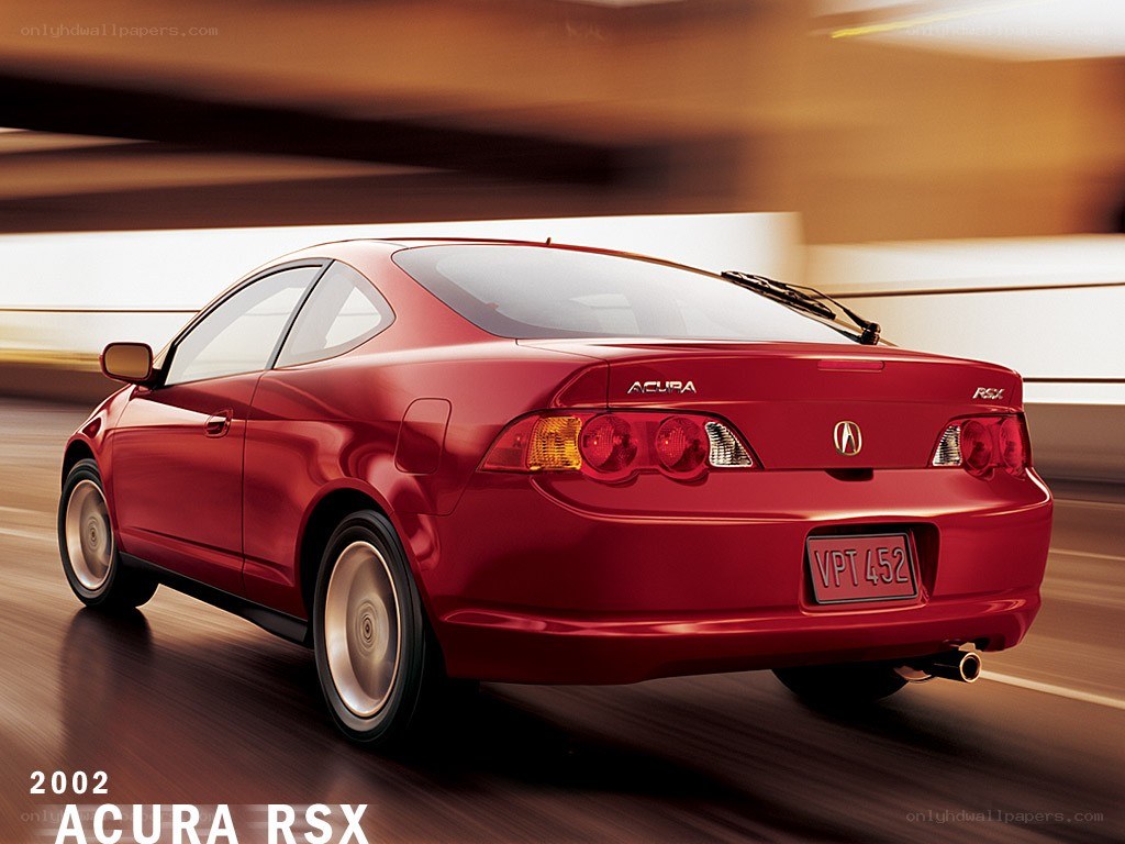 2002 Acura RSX in motion