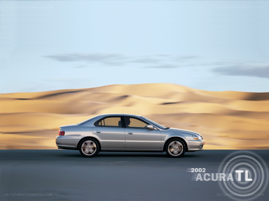 2002 Acura TL in desert