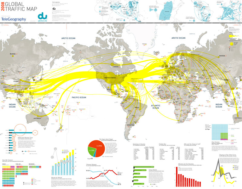 2008 Global Traffic Map
