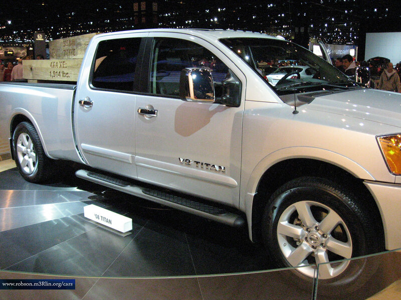 2008 Nissan Titan on display