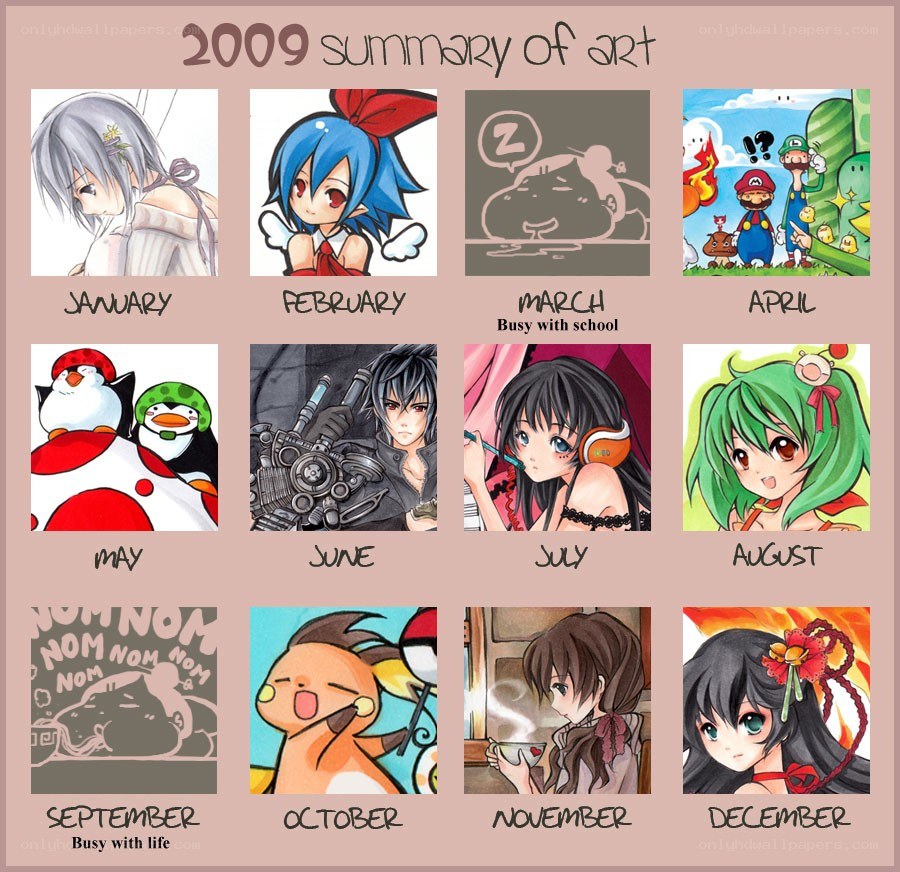 2009 art summary