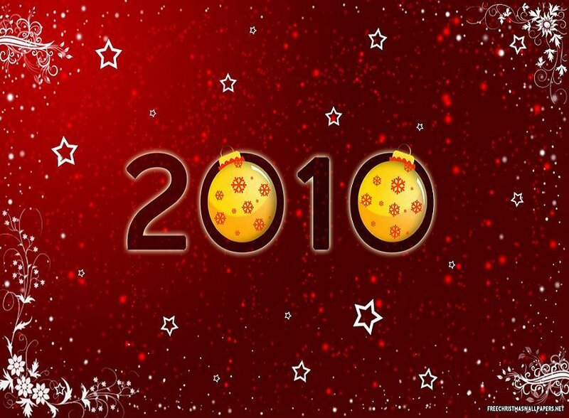 2010 Christmas background