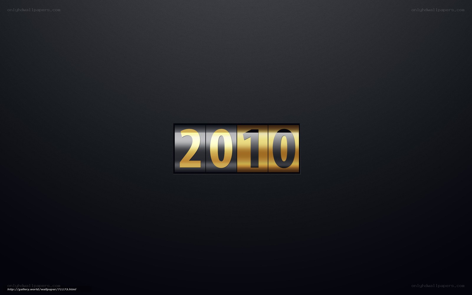 2010 countdown display