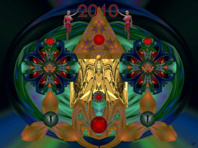 2010 fractal art with dancers