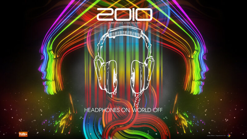 2010 headphones art
