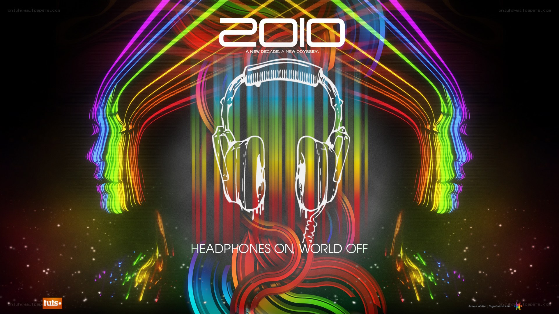 2010 headphones art