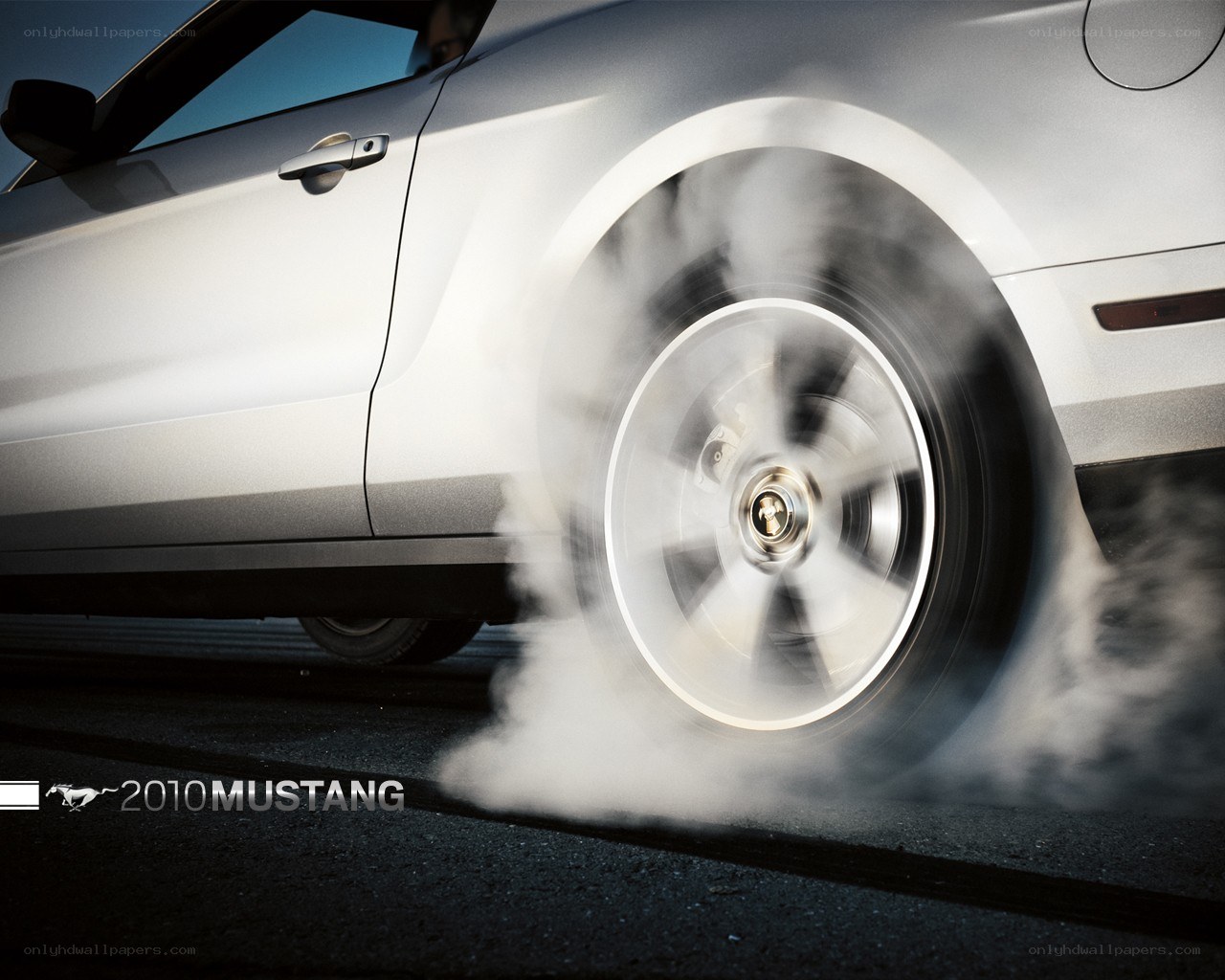2010 Mustang burnout