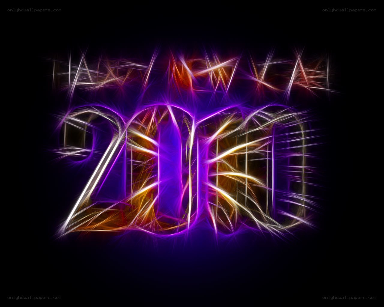 2010 neon digital art