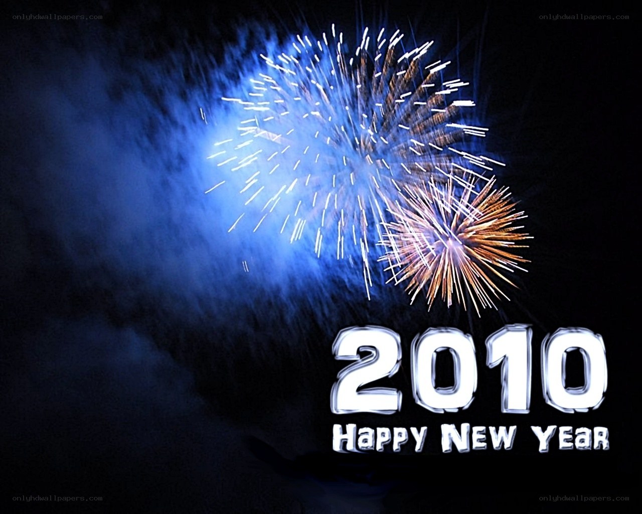 2010 New Year fireworks