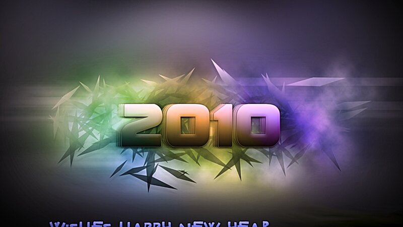 2010 New Year's graphic