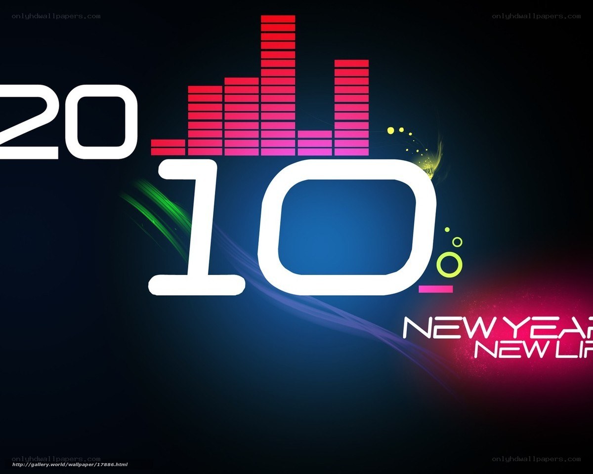 2010 New Year wallpaper